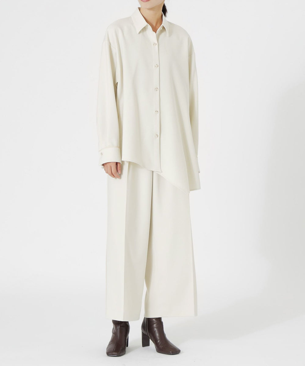 1990s MASAKI MATSUSHIMA プリーツ アシンメトリー シャツ 1990s MASAKI MATSUSHIMA プリーツ アシンメトリー シャツ 1990s