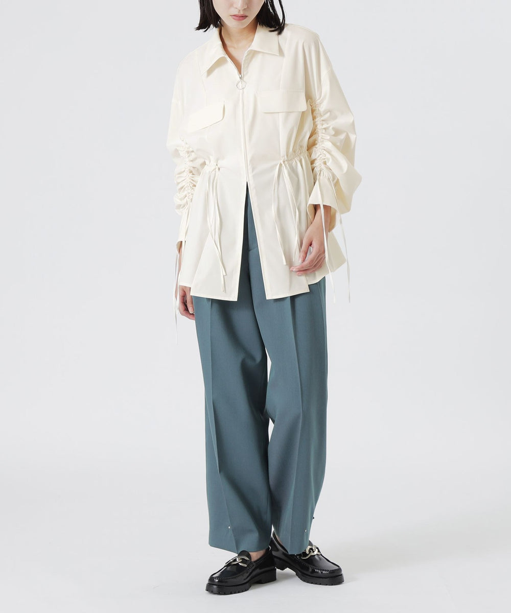 れれれです。 ギャザークロップドシャツ(トップス)｜LOVELESS(ラブレス)の