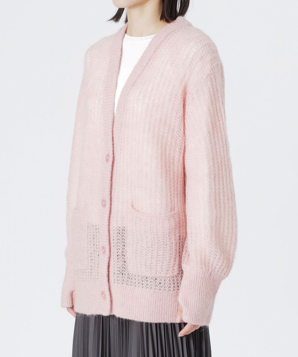 メッシュニットオーバーカーディガン(トップス)｜LOVELESS