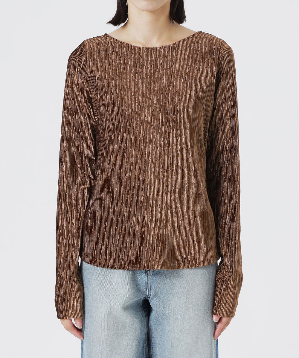 バックオープンベロアトップス(トップス)｜LOVELESS(ラブレス)の