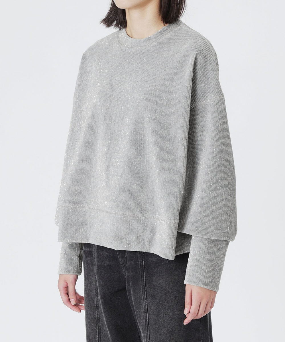 ラメニットコーデュロイプルオーバー(トップス)｜LOVELESS(ラブレス)の