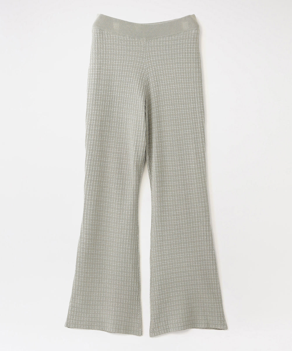 ラメジャカード ニットパンツ(パンツ)｜LOVELESS(ラブレス)の