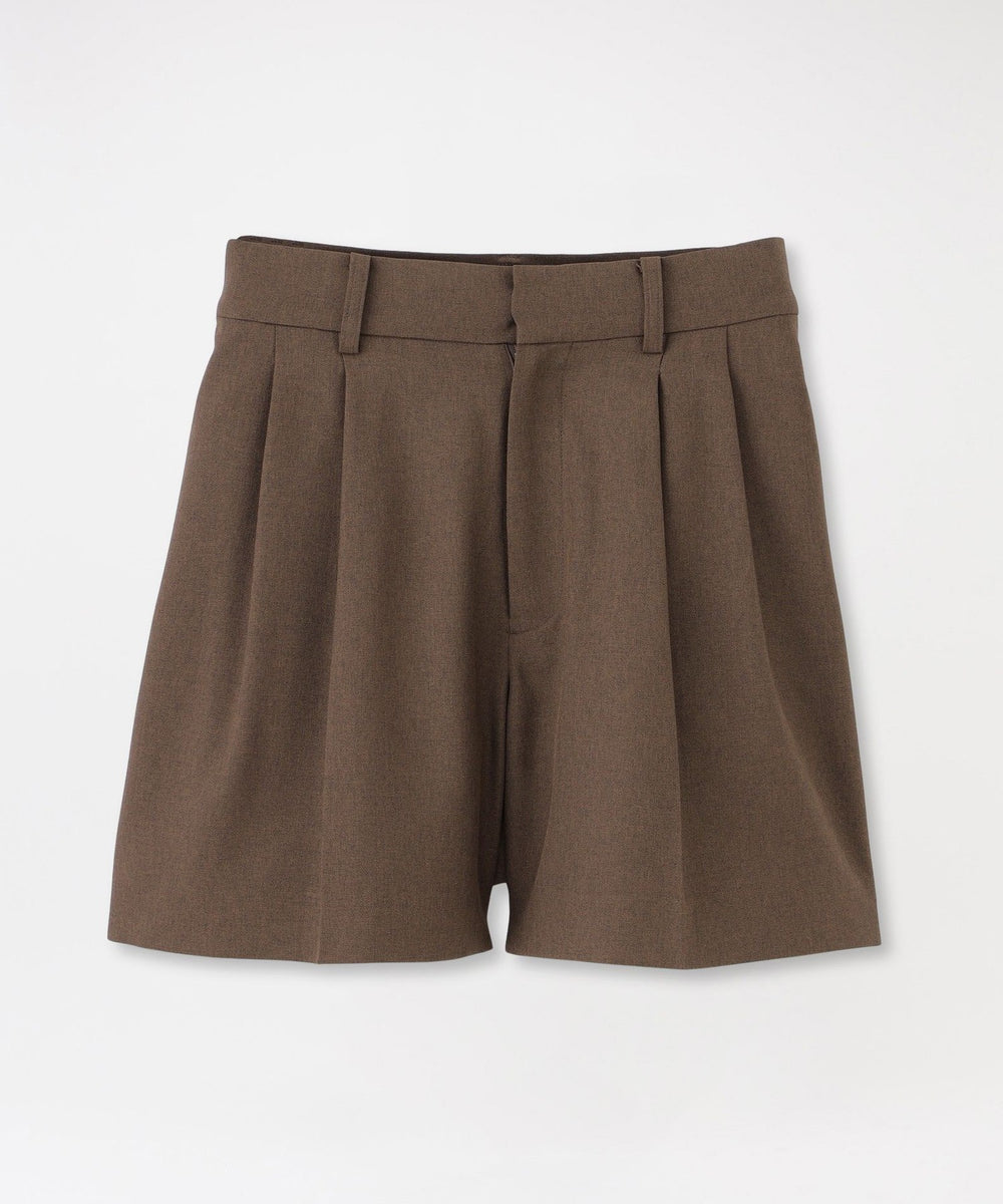 【超価格破壊‼️】サンローラン メタリックレザーショートパンツ ゴールド 40 miniministore レザー ショートパンツ レディース【ネコポス投函