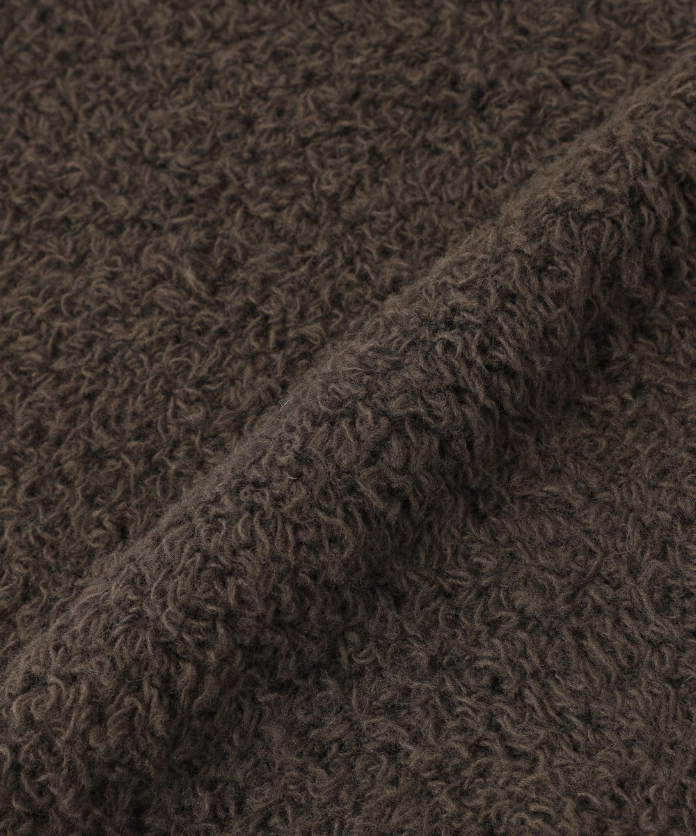 アンデコレイテッド 25AW FUR WOOL KNIT SCARF マフラー UNDECORATED/アンデコレイテッド】マフラー FUR WOOL KNIT SCARF