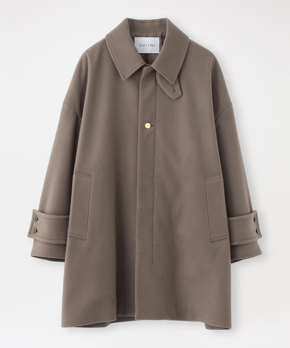 CULLNI/クルニ】メルトンコート Compressed Melton Coat