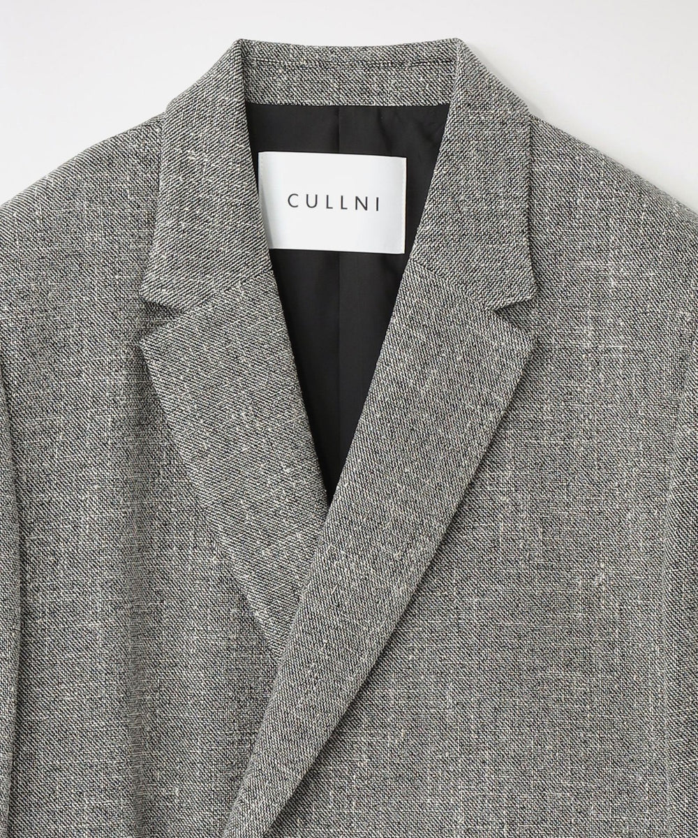 CULLNI/クルニ】ツイードテーラードジャケット Slub Tweed Tailored Tie Locken Jacket 24-AW-027B( ジャケット)｜LOVELESS(ラブレス)のファッション通販 - SANYO ONLINE STORE | 三陽商会