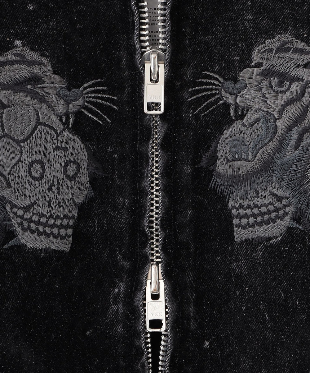 ジャケット・アウター doublet TWEED SOUVENIR JACKET BLACK S doublet / ダブレット RECYCLED FELT TWEED-STYLE JACKET（その他