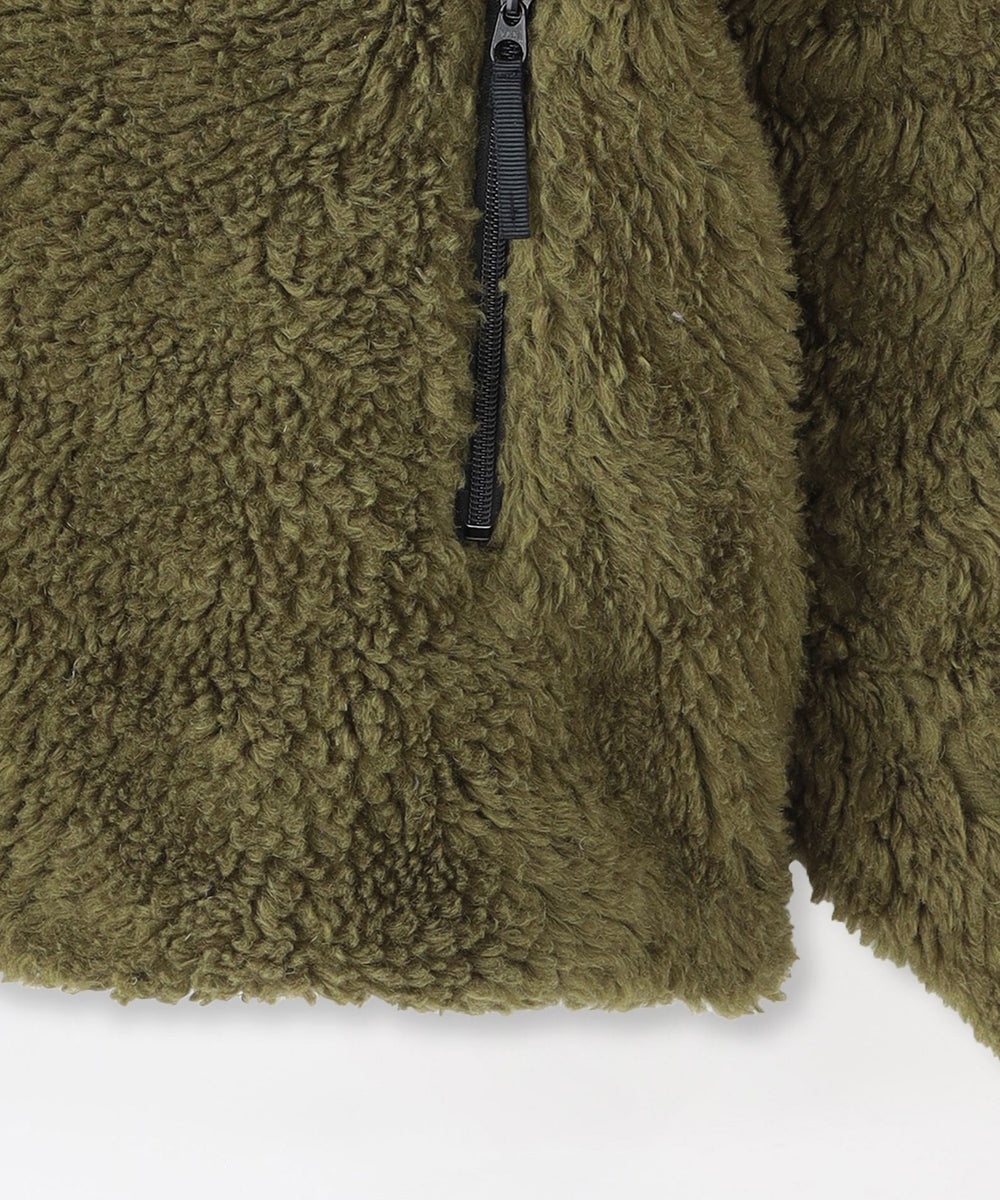 ダブレット 狼 ファー ジャケット ブルゾン グレー 17 M S2952 doublet（ダブレット）】のファーブルゾンで、お前もオオカミに