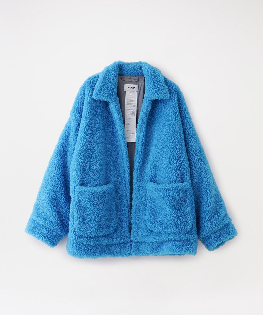 【doublet】MEN ジャケット HAND-PAINTED RECYCLE FUR JACKET 21AW04BL123