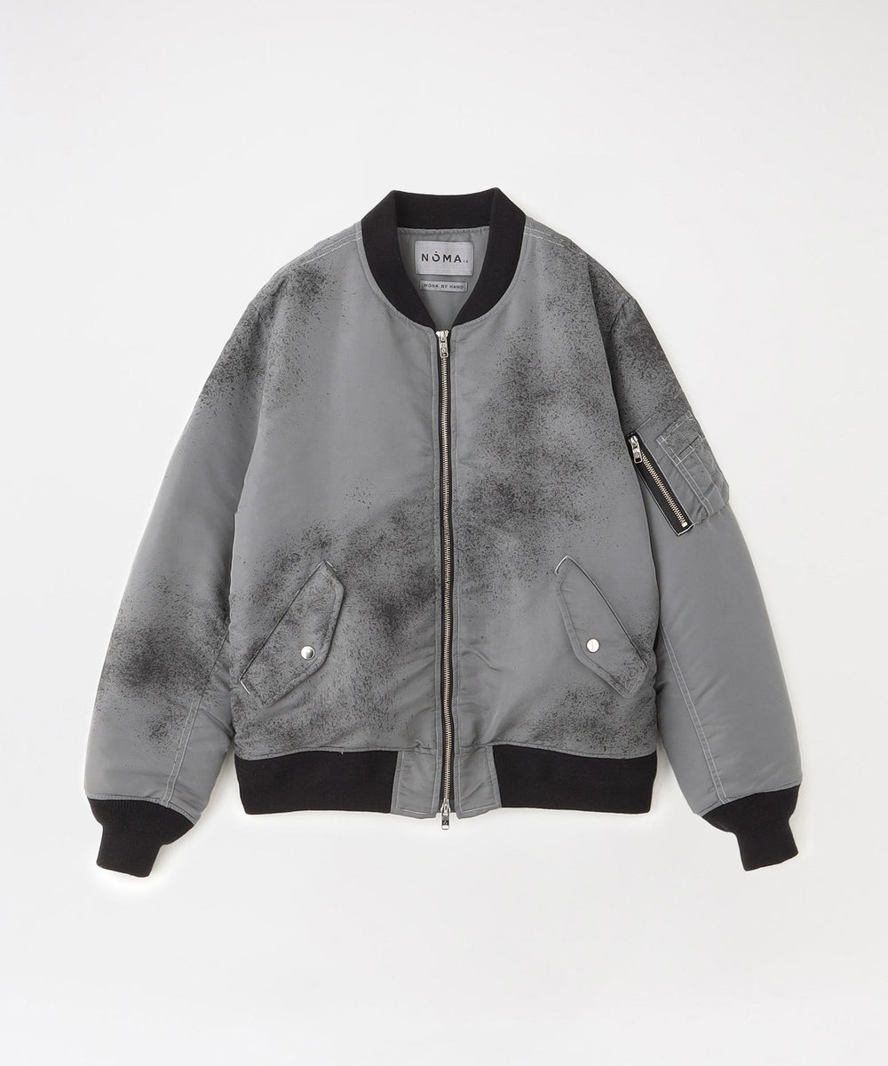 24AW EXCLUSIVE!!【NOMA t.d./ノーマティーディー】フライトジャケット Hand Dyed Flight Jacket