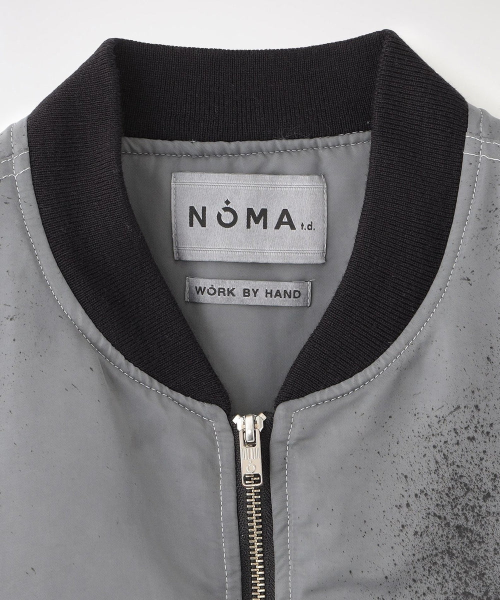 24AW EXCLUSIVE!!【NOMA t.d./ノーマティーディー】フライトジャケット Hand Dyed Flight Jacket