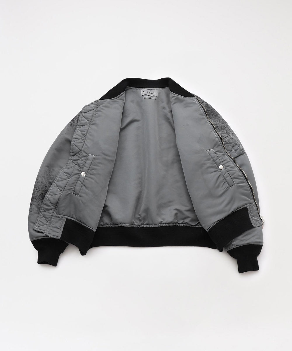 24AW EXCLUSIVE!!【NOMA t.d./ノーマティーディー】フライトジャケット Hand Dyed Flight Jacket