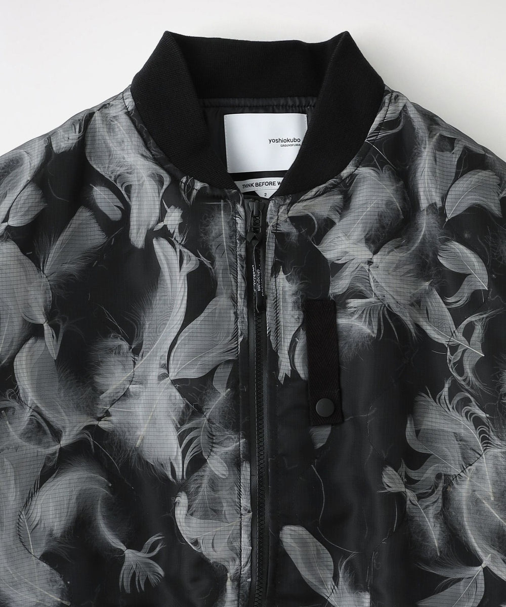 yoshiokubo GROUNDFLOOR/ヨシオクボ】ブルゾン FEATHER MA-1 BLOUSON