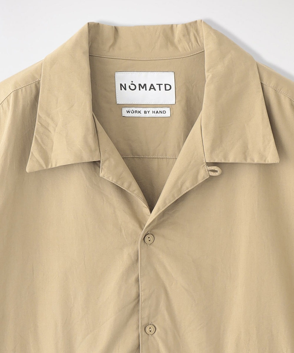 【NOMA t.d./ノーマティーディー】シャツ Margaret Hand Embroidery SS Shirt N37-EM 04