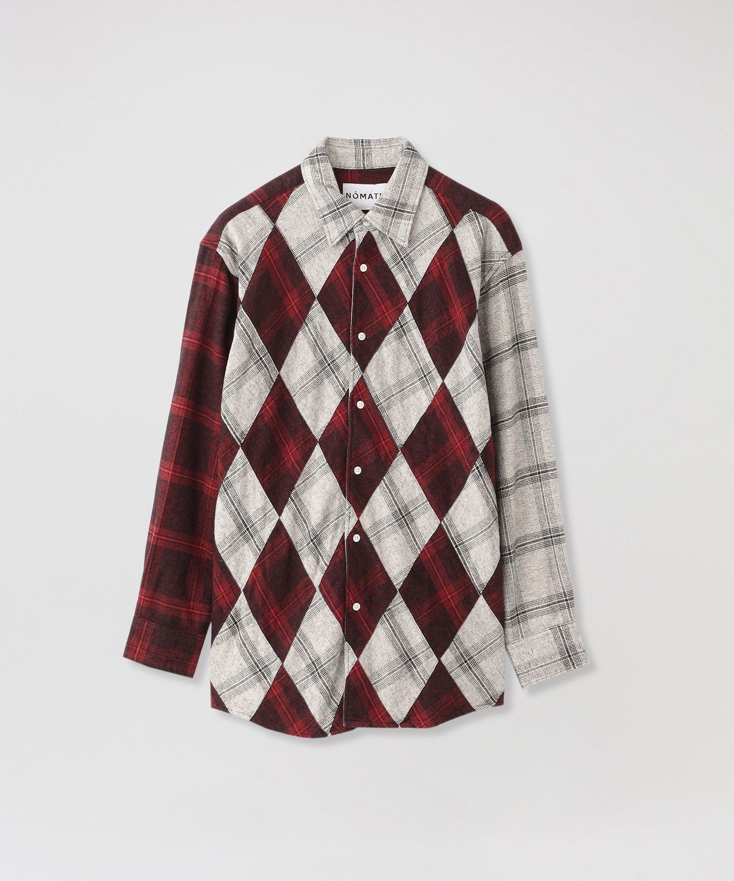 NOMA t.d./ノーマティーディー】シャツ Diamond Patcwork Flannel