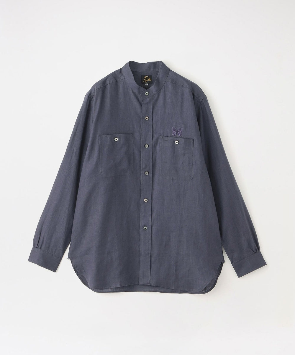 Needles/ニードルズ】バンドカラーシャツ Band Collar Work Shirt -Linen Canvas  OT207(トップス)｜LOVELESS(ラブレス)のファッション通販 - SANYO ONLINE STORE | 三陽商会