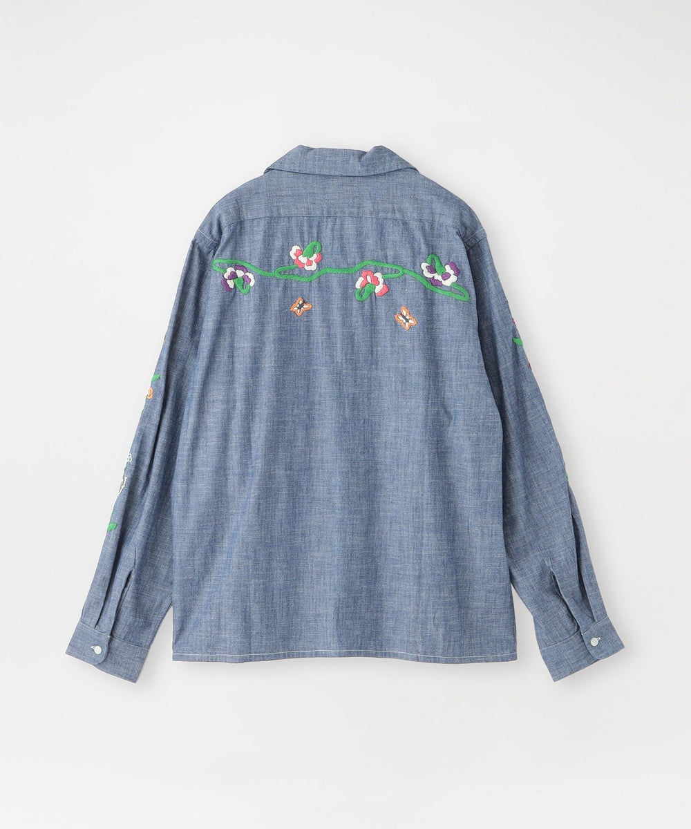 Needles/ニードルズ】ワンナップシャツ One-Up Shirt - Cotton Chambray/india Emb.OT212(トップス)｜LOVELESS(ラブレス)のファッション通販  - SANYO ONLINE STORE | 三陽商会