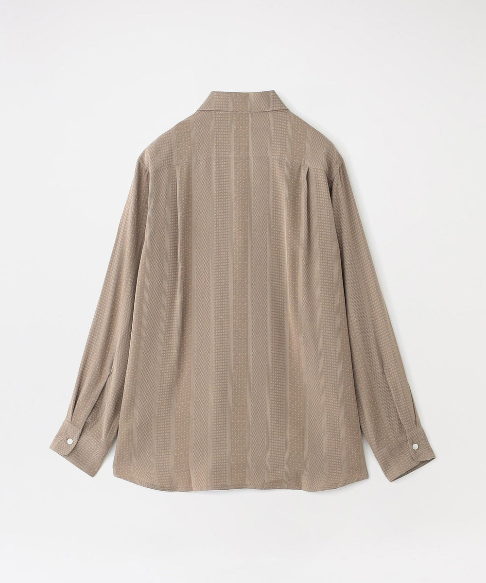 Needles/ニードルズ】ストライプシャツ Open Collar Shirt - Faulourd