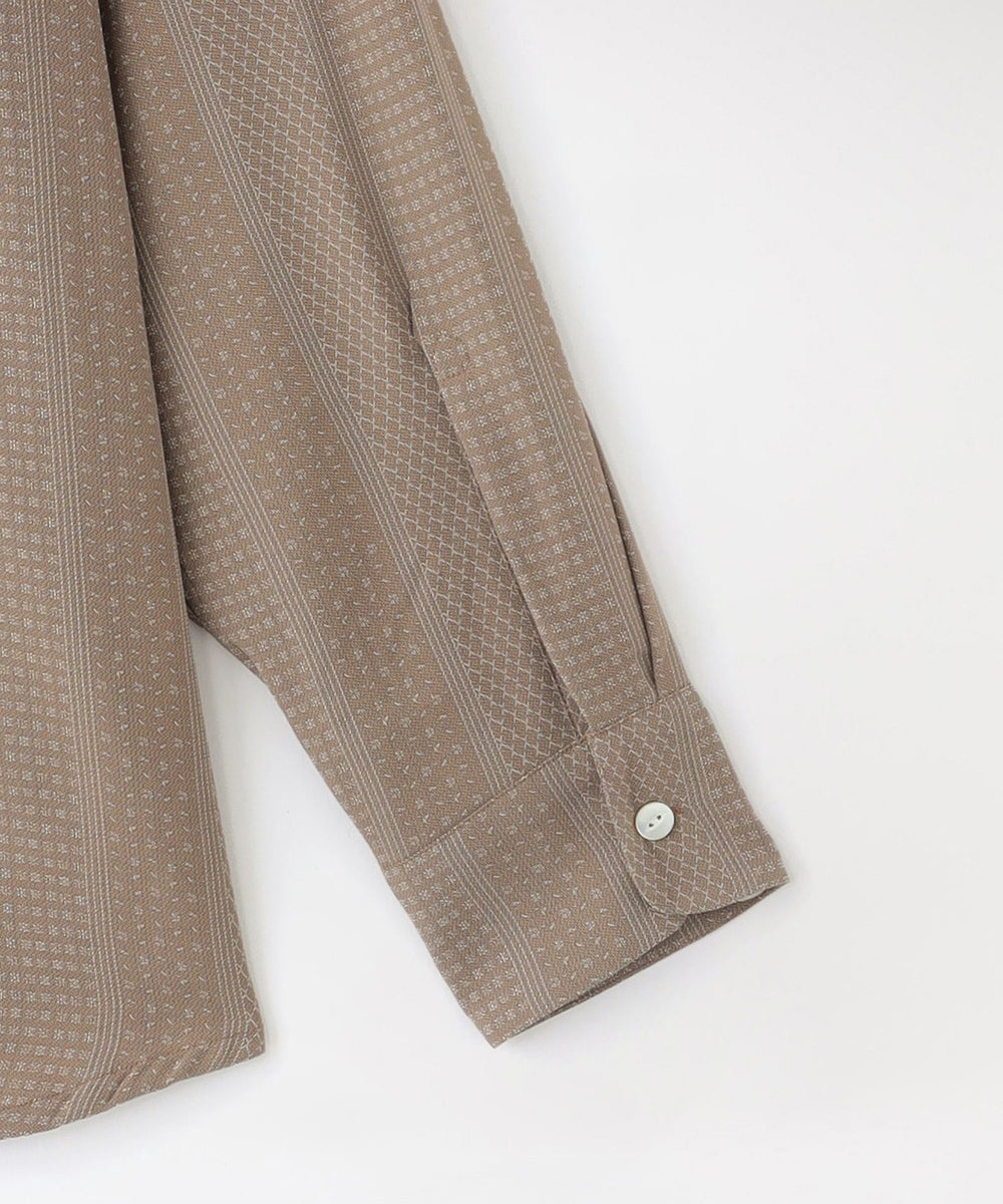 Needles/ニードルズ】ストライプシャツ Open Collar Shirt - Faulourd