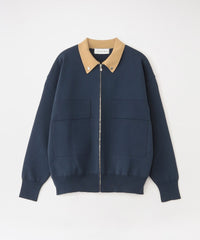 CULLNI/クルニ】ニットジャケット Big Pocket Zip Up Knit Jacket 25