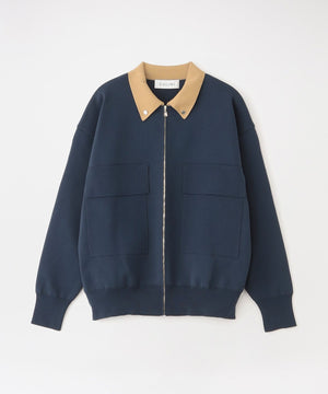 CULLNI/クルニ】ニットジャケット Big Pocket Zip Up Knit Jacket 25