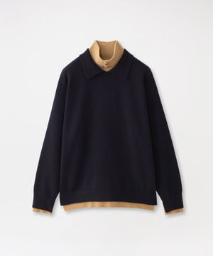 希少 美品 マルニ 上質 ウール タートルネック マルチカラー デザイン ニット TAKEO KIKUCHI（タケオキクチ）の「マルチカラーアーガイルニット