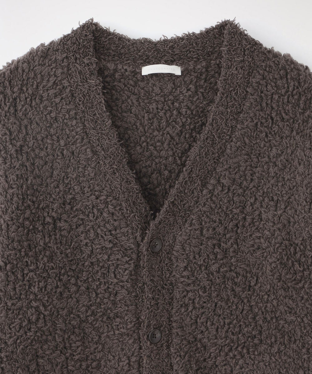 UNDECORATED/アンデコレイテッド】ニットカーディガン FUR WOOL KNIT