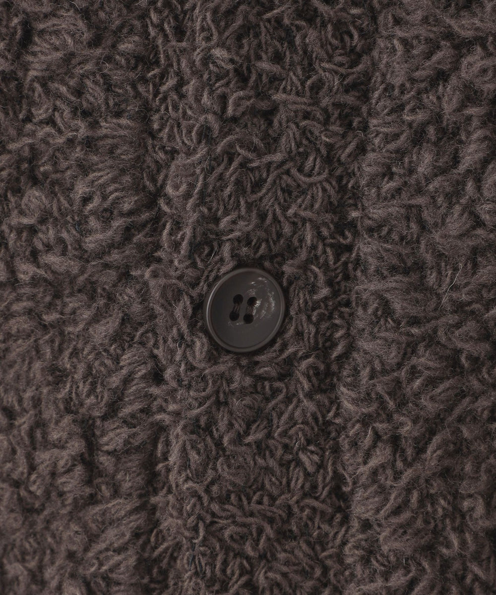 UNDECORATED/アンデコレイテッド】ニットカーディガン FUR WOOL KNIT