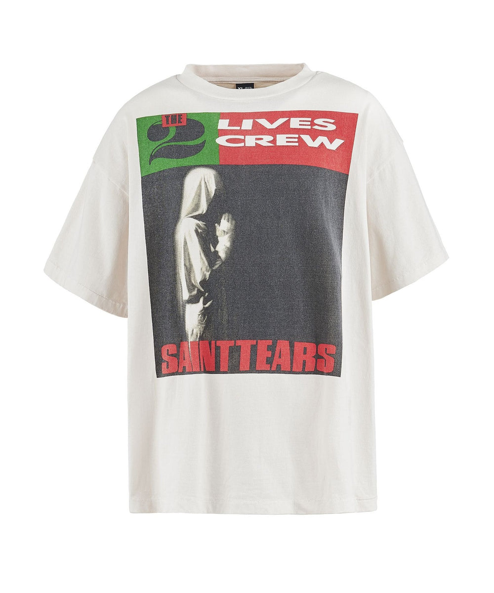 【SAINT Mxxxxxx/セントマイケル】×DENIM TEARS Tシャツ SM-YS8-0000-C01
