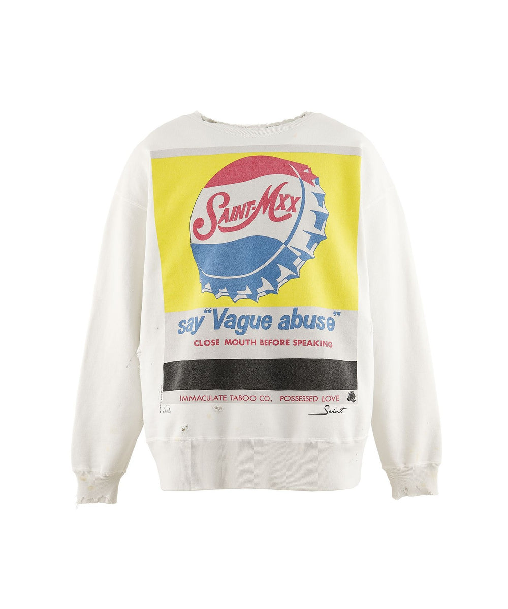 SAINT Mxxxxxx/セントマイケル】スウェット VAGUE ABUSE SM-HR1-0000