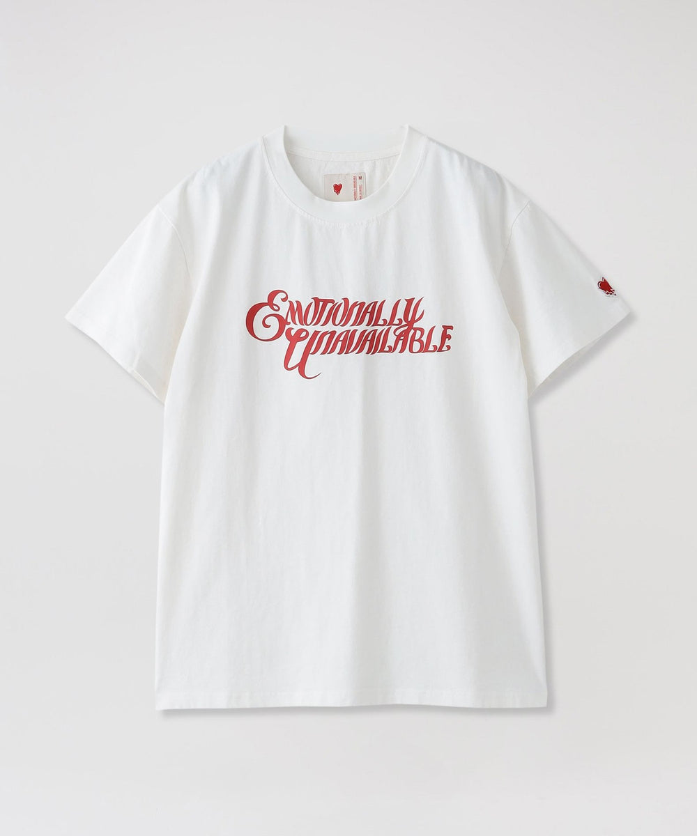 EMOTIONALLY UNAVAILABLE】Tシャツ EU SCRIPT TEE EU-SS23-TEE5