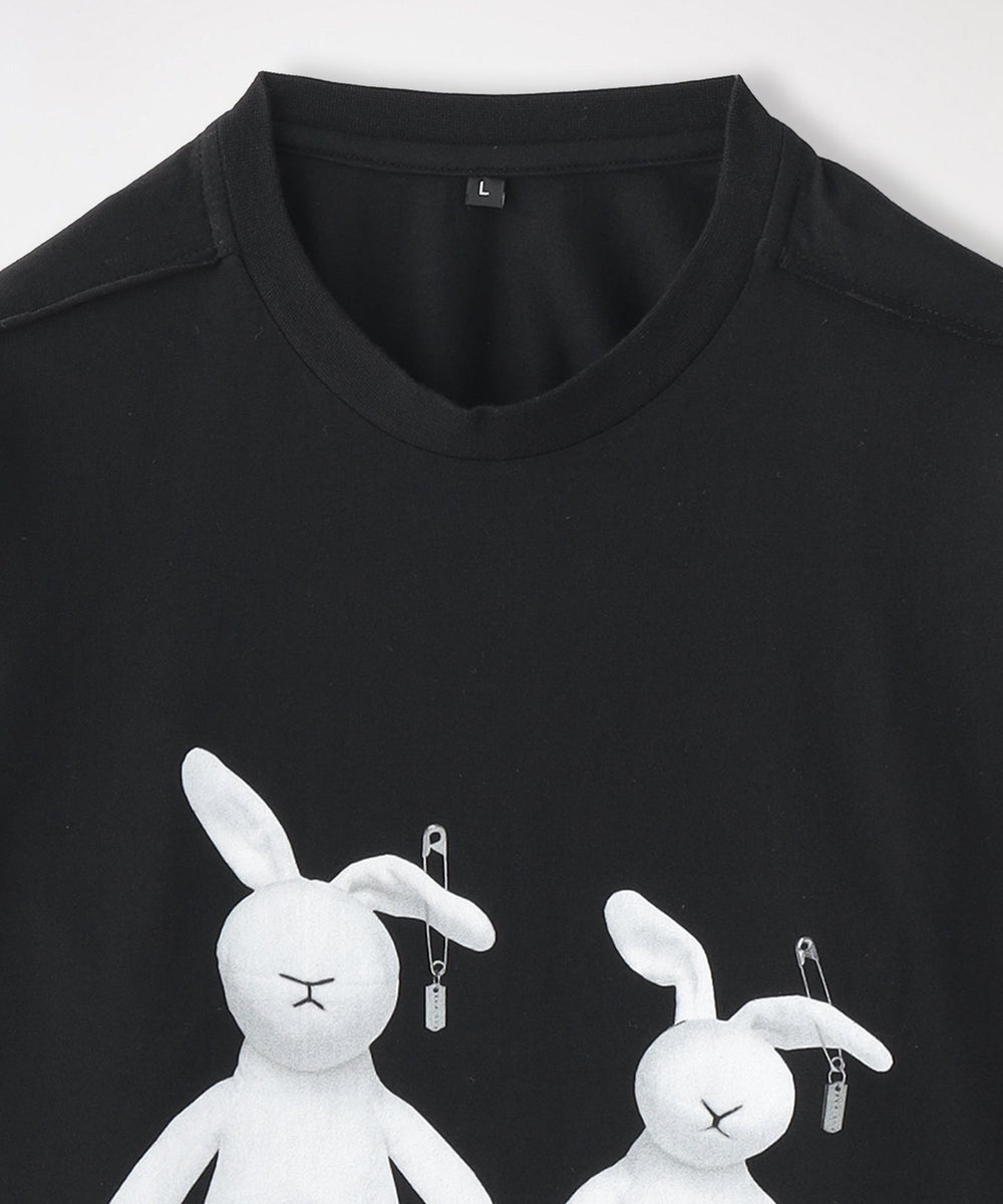 AKA SIX/エーケーエー シックス】Tシャツ RABBITS(トップス
