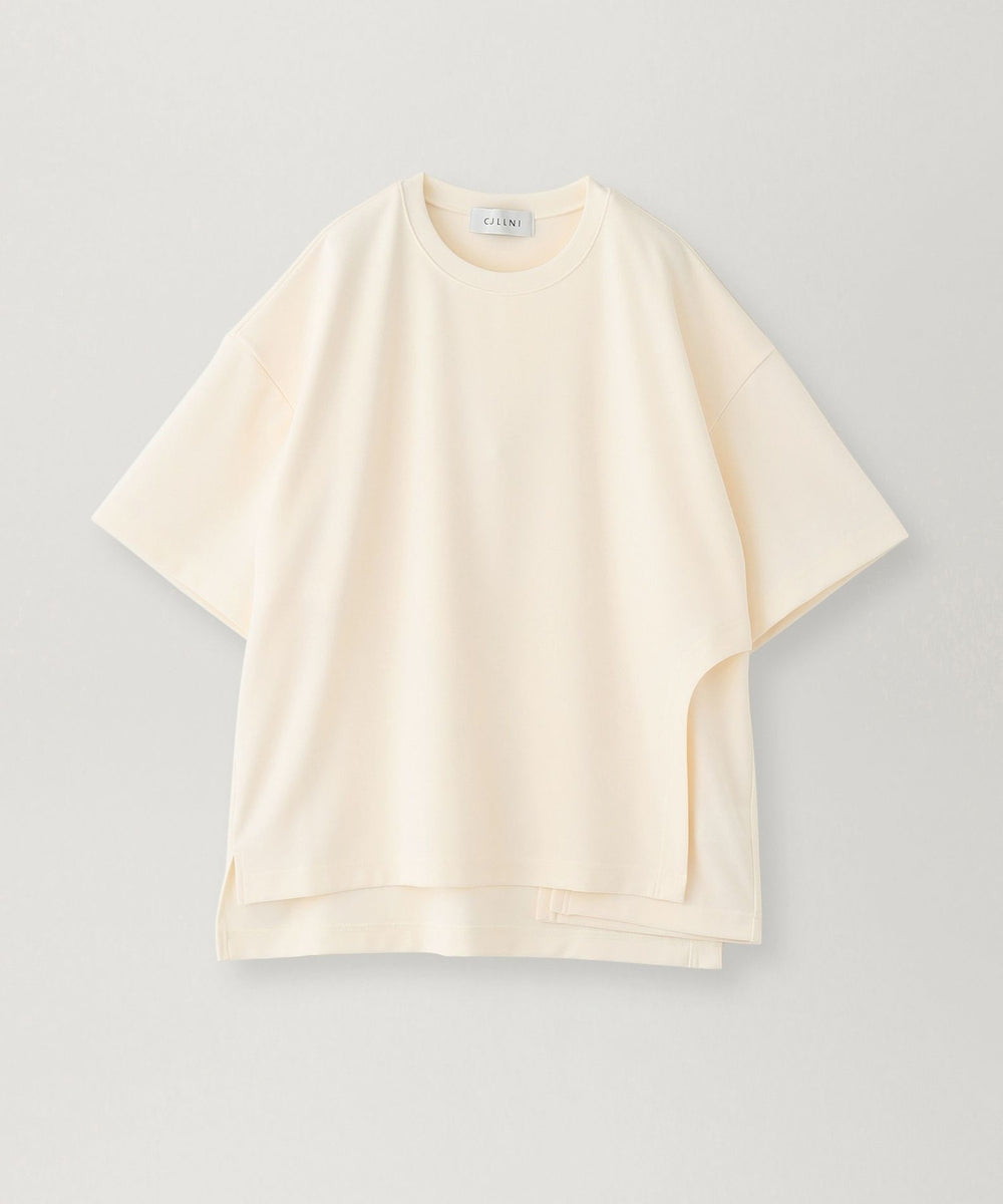 CULLNI】カットソー Rounded-cutting Layered GeorgetteTee 23-SS-023