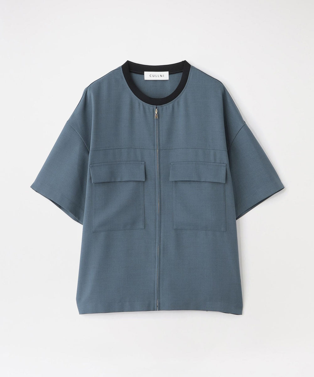 【CULLNI/クルニ】ポケットTシャツ Dry Heather Twill Big Pocket Tee 24-SS-033