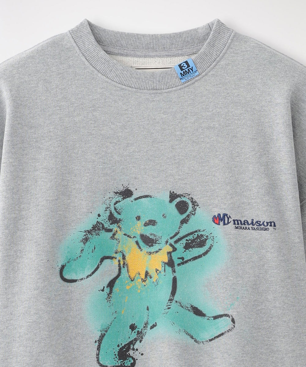 【Maison MIHARA YASUHIRO】プルオーバー Bear Printed Pullover A11PO713