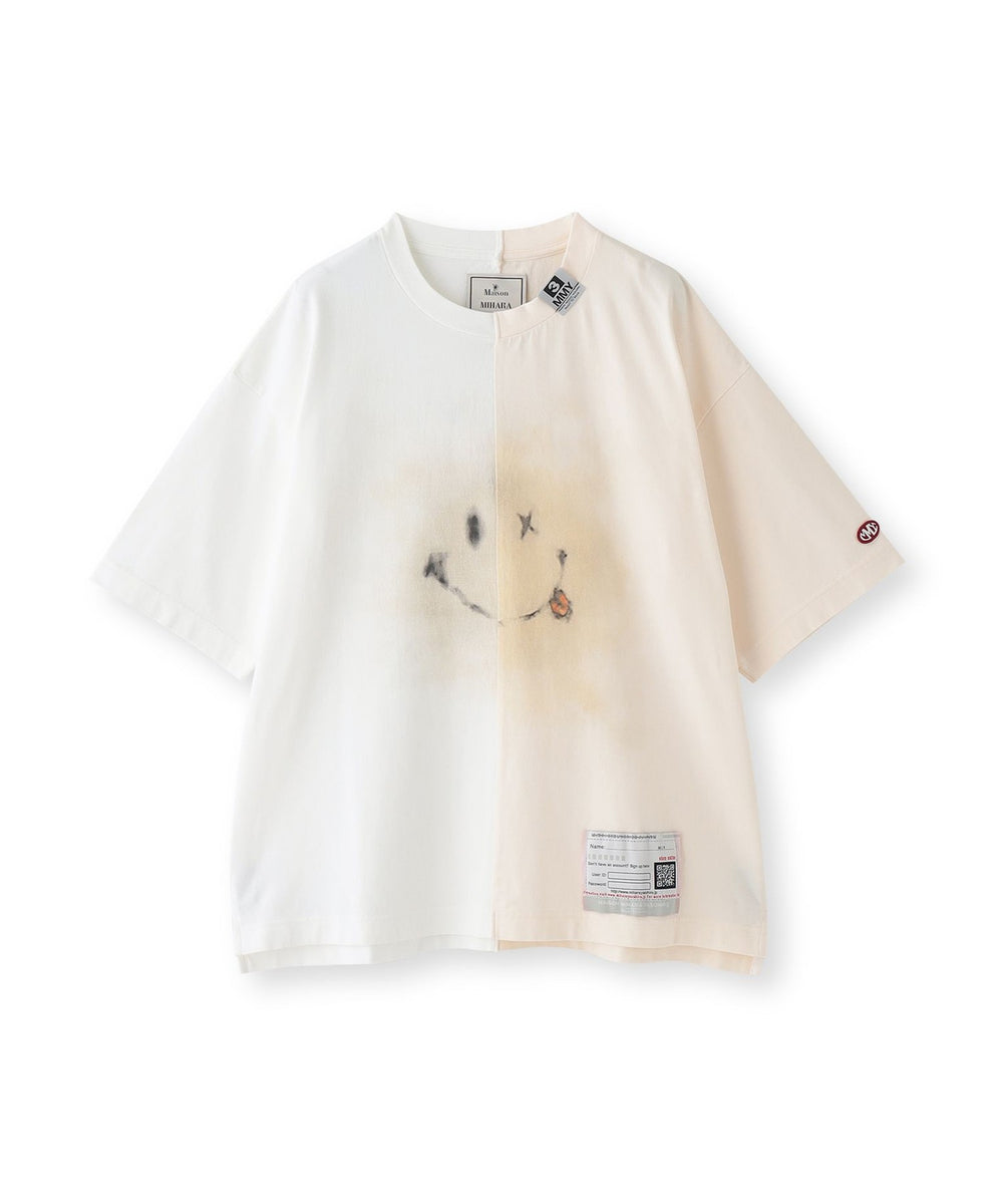 24SS EXCLUSIVE【Maison MIHARA YASUHIRO/メゾンミハラヤスヒロ】smily face printed T-shirt