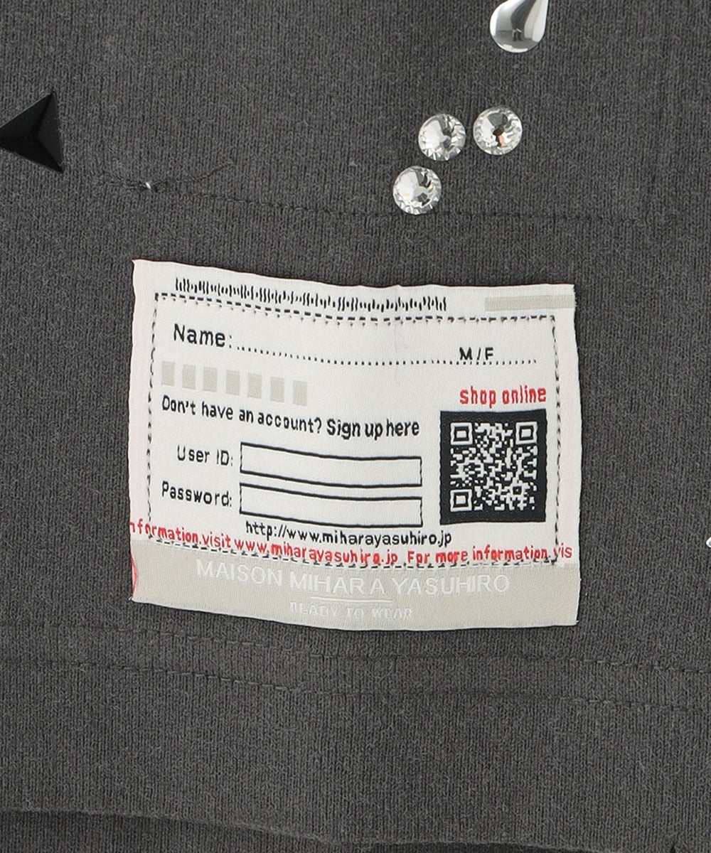 25SS メゾンミハラヤスヒロ ステッカー レイヤード Tシャツ size:50 Maison MIHARA YASUHIRO/メゾンミハラヤスヒロ】Tシャツ EMBELLISHED