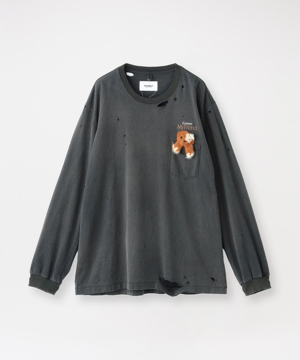 【doublet】MEN ロンＴ LONG SLEEVE T-SHIRT WITH MY FRIEND 023AW40CS280