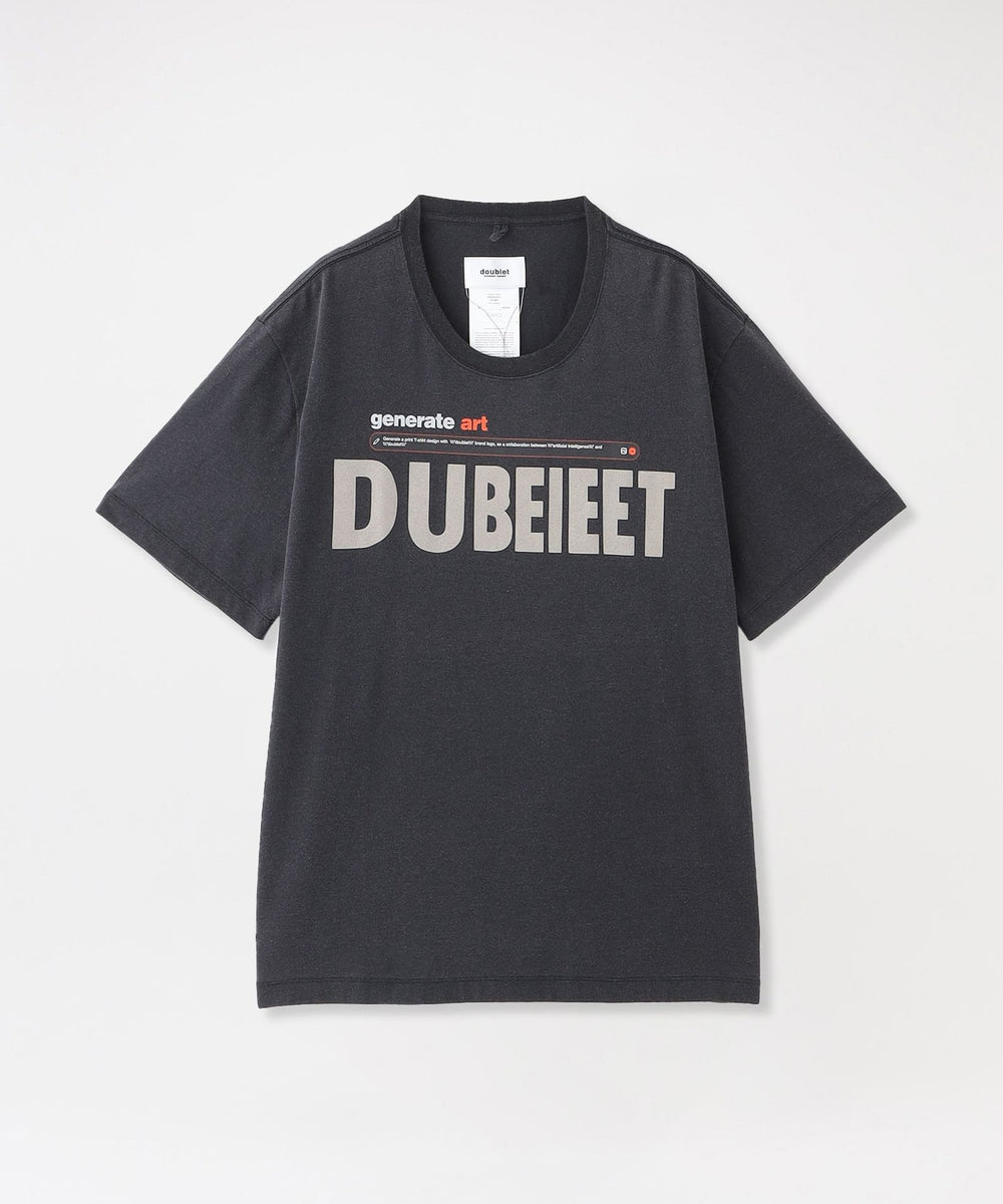 【doublet/ダブレット】AI-GENERATED DOUBLET LOGO T-SHIRT 24SS32CS315