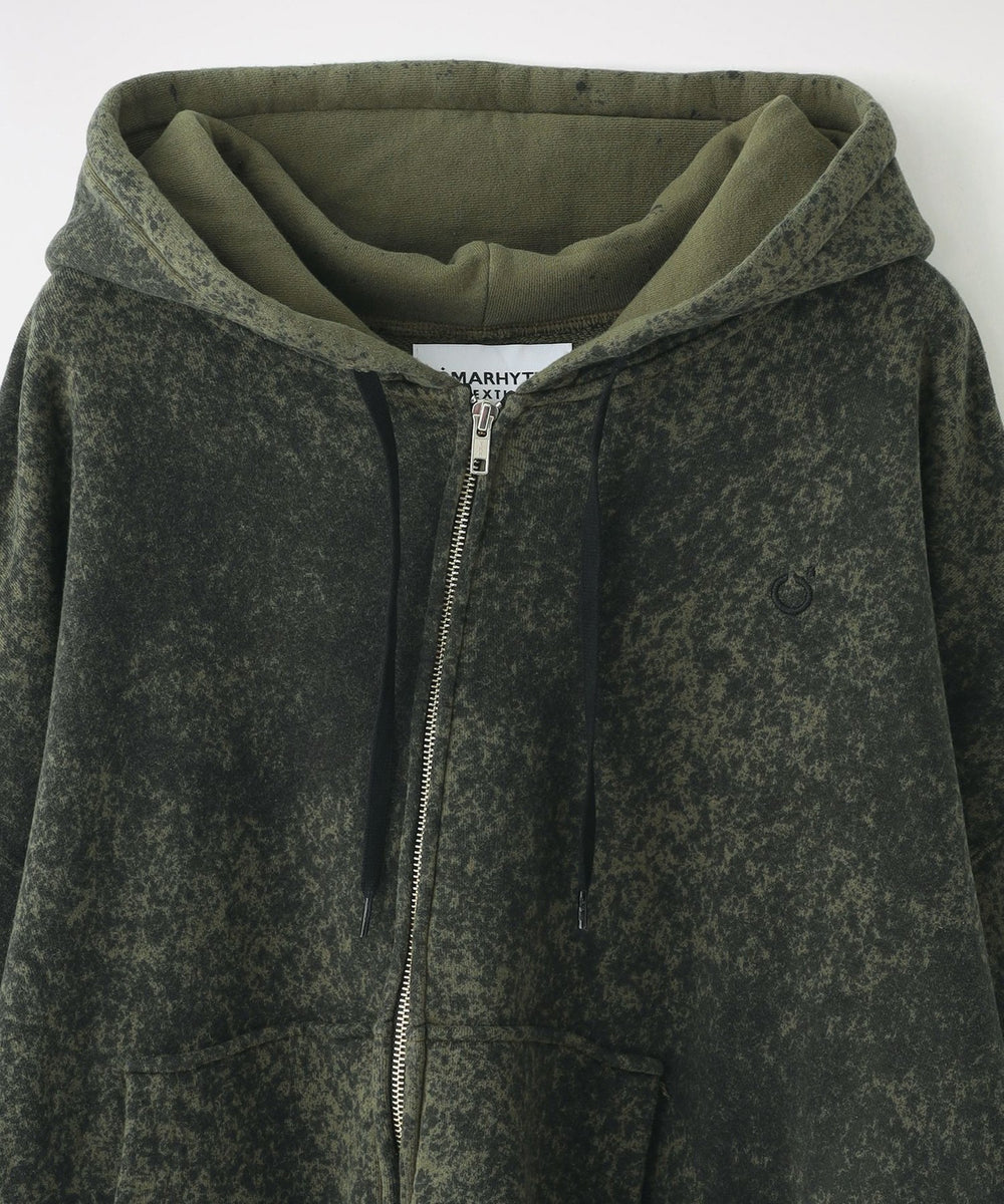 トップス NOMARHYTHM TEXTILE HAND DYE TWIST PARKA NOMARHYTHM TEXTILE - Hand Dye Twist Parka -パーカー-（Olive×Black