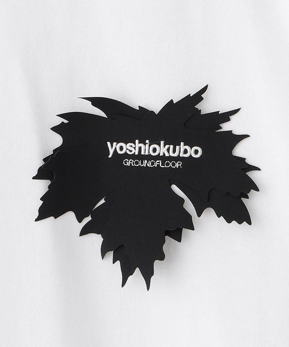 【yoshiokubo GROUNDFLOOR/ヨシオクボ】Tシャツ W MESH SLEEVE S/S TEE YKS24103