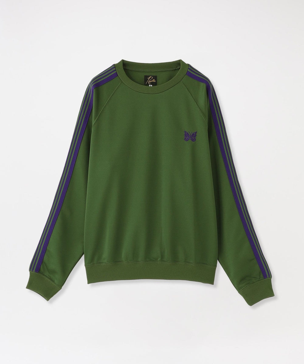 【Needles】プルオーバー Track Crew Neck Shirt -Poly Smooth NS245