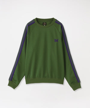 Needles】プルオーバー Track Crew Neck Shirt -Poly Smooth NS245