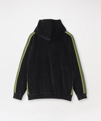 トップス NEEDLES VELOUR TRACK HOODIE L NEEDLES 《ニードルス》TRACK HOODY - C/PE VELOUR | 正規取扱店
