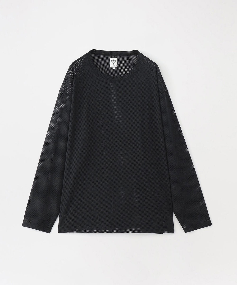 【South2 West8】クルーネックシャツ S.S. Crew Neck Shirt -Knit Mesh OT608