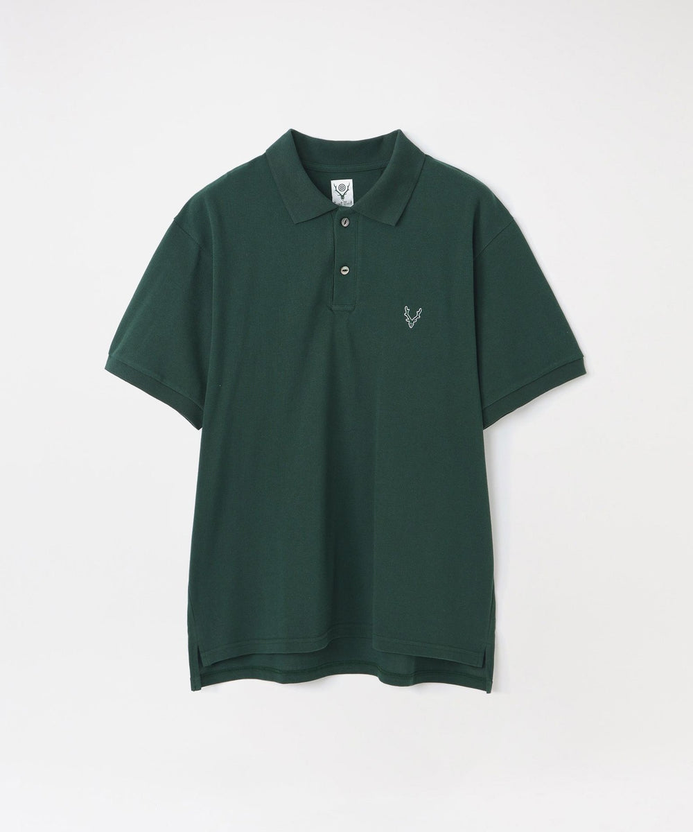 【South2 West8】ポロシャツ S/S Polo Shirt -Cotton Pique OT614