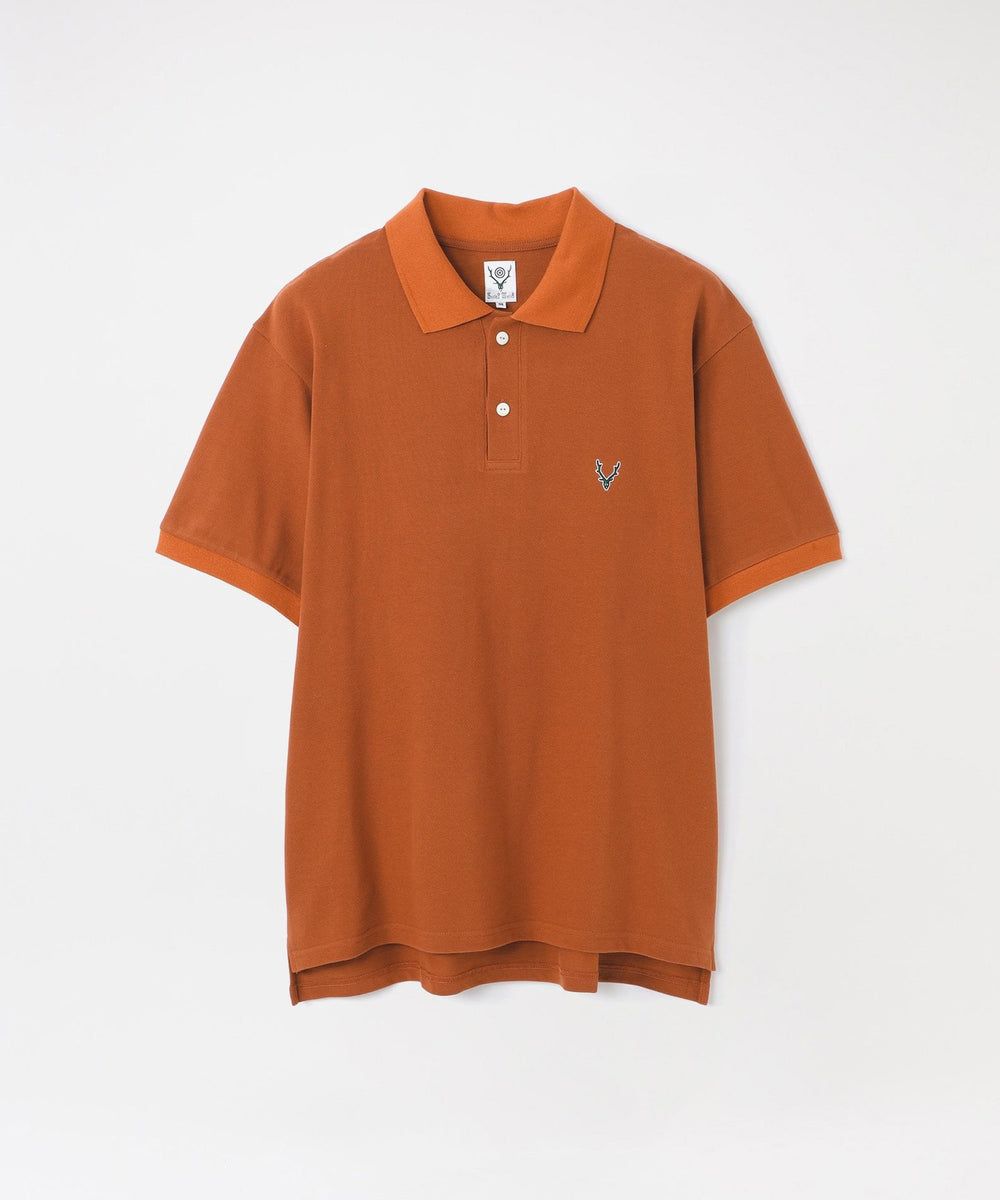 【South2 West8】ポロシャツ S/S Polo Shirt -Cotton Pique OT614