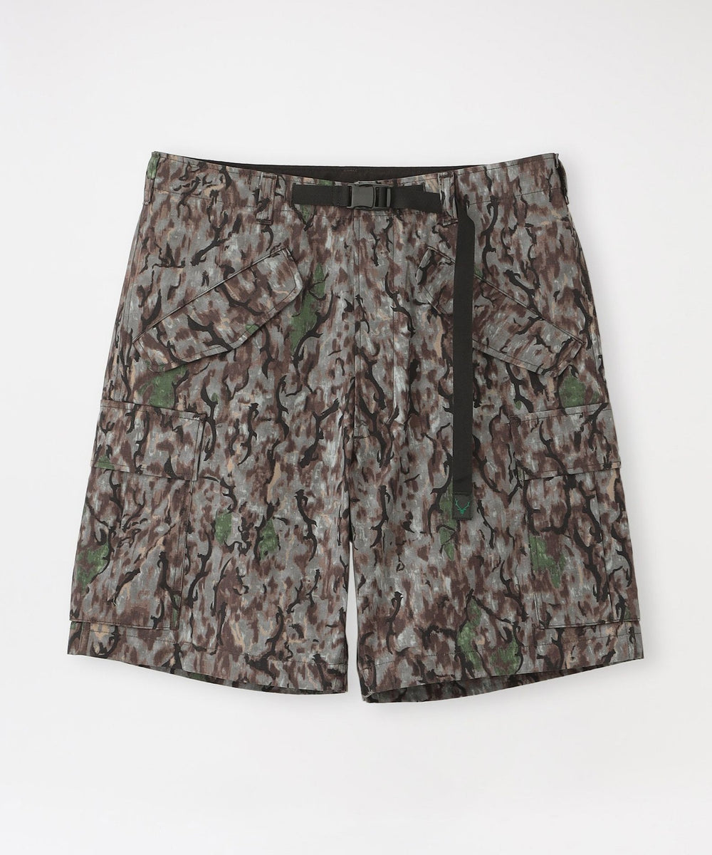 【South2 West8】パンツ Belted BDU Short - Cotton Ripstop/S2W8 Camo KP819