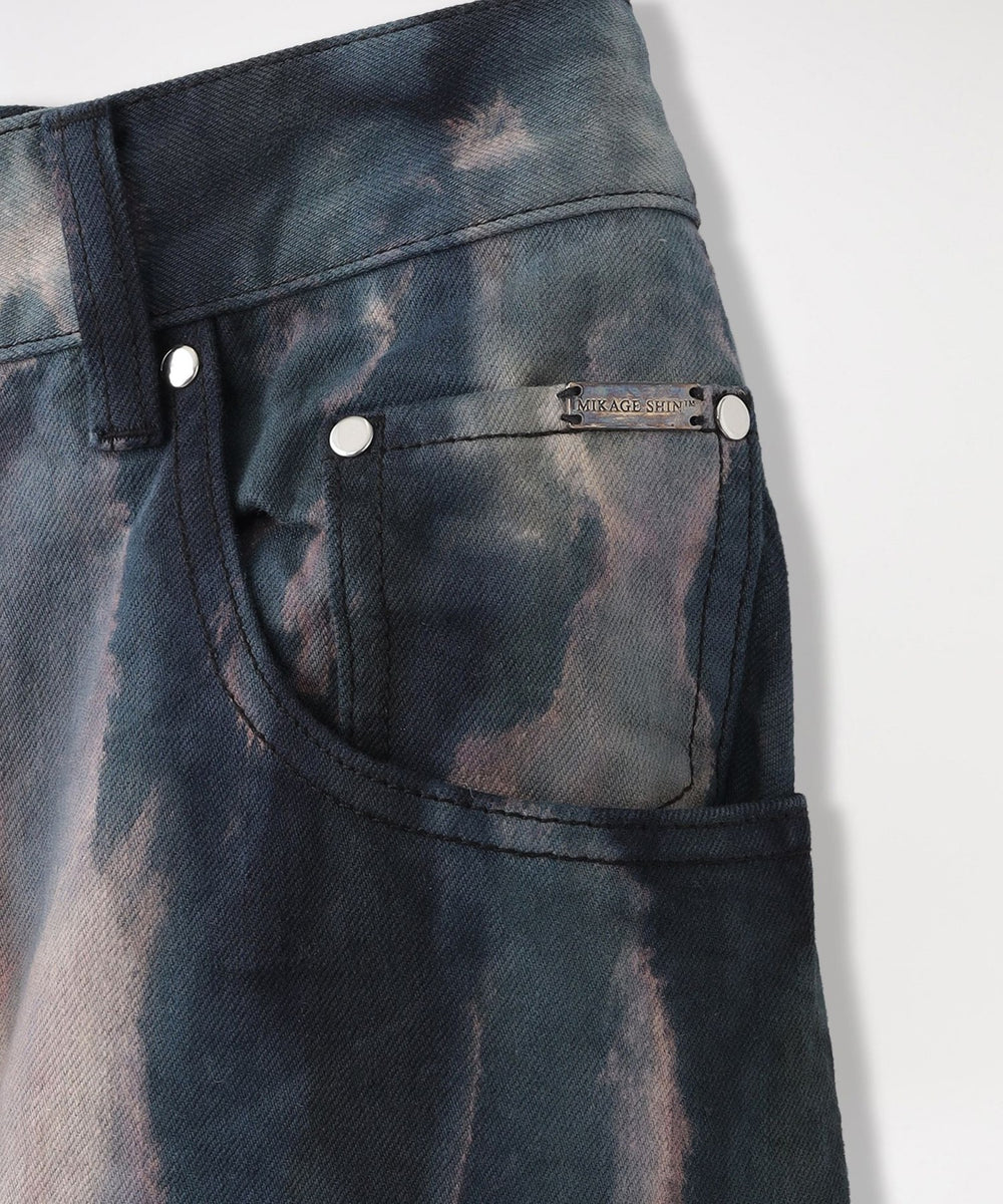 MIKAGE SHIN/ミカゲシン】デニムパンツ Extreme Flame Wrapping Denim