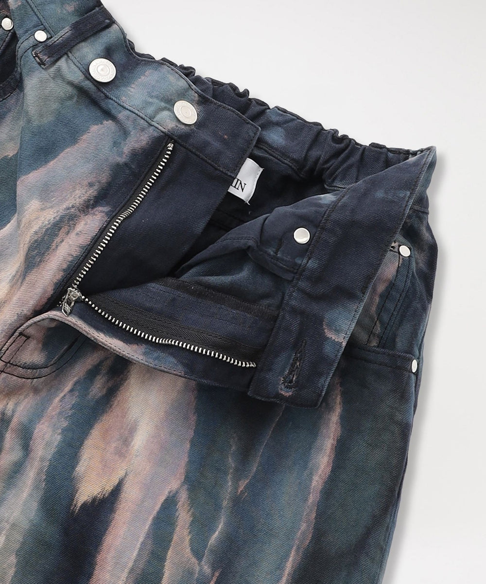 MIKAGE SHIN/ミカゲシン】デニムパンツ Extreme Flame Wrapping Denim